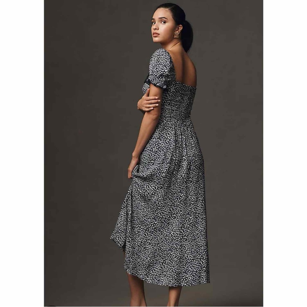 NWT Reformation Shyla Midi Dress in Largo (Navy) - Picture 2 of 4